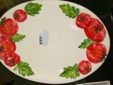 Porcelænfad med tomater – stor – flot